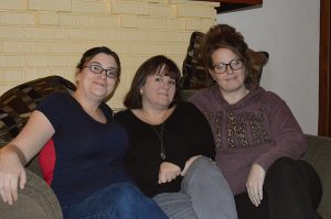 From left: April, Bonnie, and Jenna